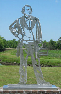stainless steel sculpture, monumental sculpture, outdoor metal sculpture, metal sculpture garden