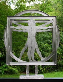 Vitruvian-Man-Sculpture